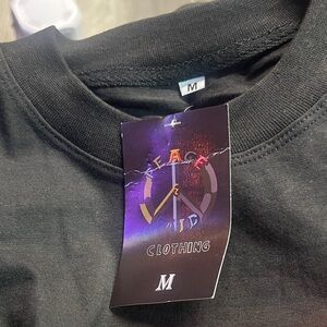 Black Peace Sign T-Shirt